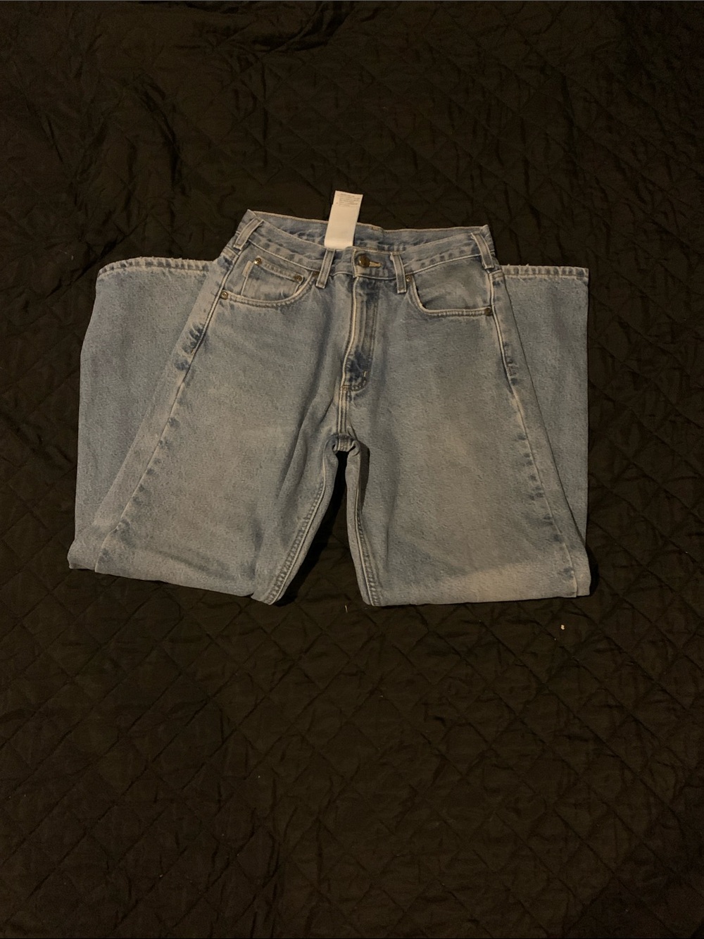 Carhartt Straight Fit Jeans in Light Blue Denim